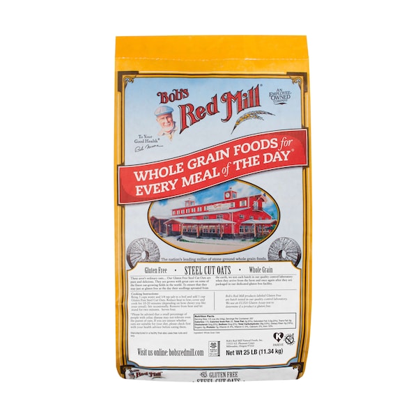Bob's Red Mill Gluten Free Steel Cut Oats 25lbs